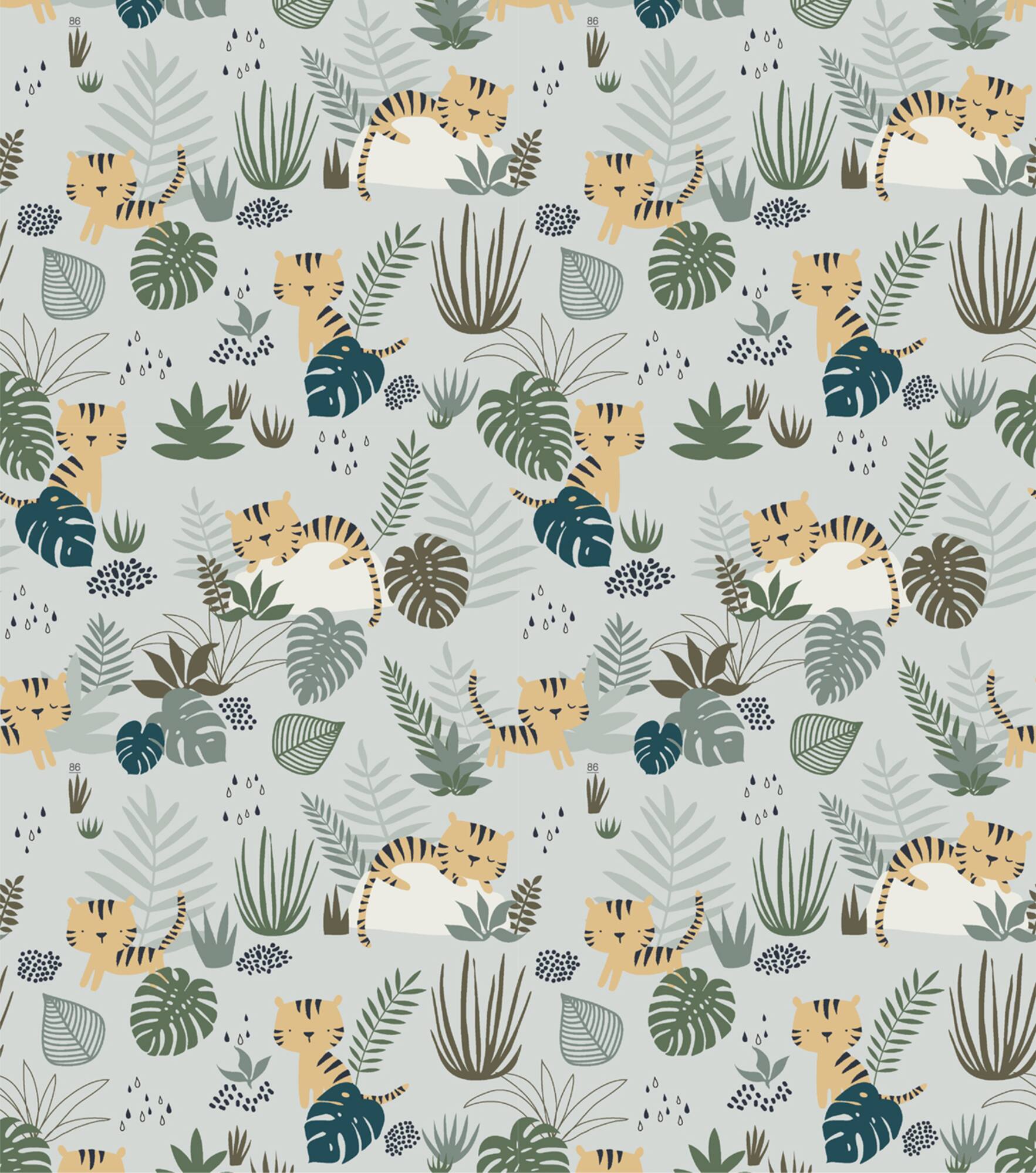 Springs Creative Stay Wild Walk in the Jungle Cotton Fabric
